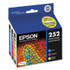 EPSON AMERICA, INC. T252520S T252520-S (252) DURABrite Ultra Ink, Cyan/Magenta/Yellow, 3/Pack