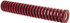 Associated Spring Raymond 104-524 Die Spring: 1" Hole Dia, 1/2" Rod Dia, 6" Free Length, Red