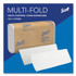 KIMBERLY CLARK Scott® 03650 Multi-Fold Towels, Absorbency Pockets, 1-Ply, 9.2 x 9.4, White, 250 Sheets/Pack