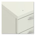 HON COMPANY 15923ALLOFT Flagship Mobile Pedestal, Left or Right, 2-Drawer: Box/File, Letter, Loft, 15 x 22.88 x 22