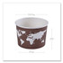 ECO-PRODUCTS,INC. EP-BSC8-WA World Art Renewable and Compostable Food Container, 8 oz, 3.04" Diameter x 2.3" h, Brown, Paper, 50/Pack, 20 Packs/Carton