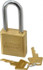 American Lock A5561 Padlock: Brass & Steel, Keyed Different, 1-3/4" Wide