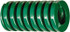 Associated Spring Raymond 303-848-D Die Spring: 2" Hole Dia, 1" Rod Dia, 12" Free Length, Green