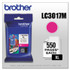 BROTHER INTL. CORP. LC3017M LC3017M Innobella High-Yield Ink, 550 Page-Yield, Magenta