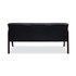 ALERA RL2319M Alera Reception Lounge WL 3-Seat Sofa, 65.75w x 26d.13 x 33h, Black/Mahogany