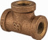 Merit Brass XNL106-12 Brass Pipe Tee: 3/4" Fitting, Threaded, FNPT x FNPT x FNPT, Class 125, Lead Free