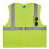 TENACIOUS HOLDINGS, INC. ergodyne® 21579 GloWear 8256Z Class 2 Self-Extinguishing Zipper Vest, Polyester, 4X-Large/5X-Large, Lime