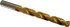 Chicago-Latrobe 41632 Jobber Length Drill Bit: 1/2" Dia, 135 &deg;, High Speed Steel