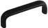 J.W. Winco 26W112B79K Pull-Type Handles; Material: Aluminum ; Finish: Black Finish ; Thread Size: M8 x 1.25