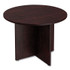 ALERA VA7142MY Alera Valencia Round Conference Table with Legs, 42" Diameter x 29.5h, Mahogany
