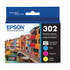 EPSON AMERICA, INC. T302520S T302520-S (T302) Claria Ink, Cyan/Magenta/Photo Black/Yellow