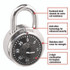 MASTER LOCK COMPANY 1500D Combination Lock, Stainless Steel, 1.87" Wide, Silver
