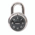 MASTER LOCK COMPANY 1500D Combination Lock, Stainless Steel, 1.87" Wide, Silver