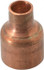 Mueller Industries W 01021 Wrot Copper Pipe Reducer: 3/8" x 1/8" Fitting, C x C, Solder Joint