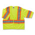 TENACIOUS HOLDINGS, INC. ergodyne® 22189 GloWear 8330Z Class 3 Two-Tone Zipper Vest, Polyester, 4X-Large/5X-Large, Lime