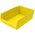 Akro-Mils 30150 YELLOW Plastic Hopper Shelf Bin: Yellow