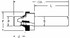 Scientific Cutting Tools MS33649-28S Porting Tool: 3.05" Spotface Dia, 1-3/4" Tube OD, Plain, Tube Dash #28