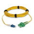 ADD-ON COMPUTER PERIPHERALS, INC. AddOn ADD-ASC-LC-2M9SMF  - Patch cable - SC/APC single-mode (M) to LC single-mode (M) - 2 m - fiber optic - duplex - 9 / 125 micron - OS2 - halogen-free, riser - yellow