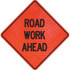 PRO-SAFE 07-800-4037-L Traffic Control Sign: Triangle, "Road Work Ahead"