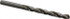 Cleveland C11641 Jobber Length Drill Bit: Letter M, 135 °, High Speed Steel