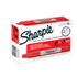 SANFORD LP Sharpie 32002  Twin-Tip Permanent Markers, Fine/Ultra Fine Points, Red, Pack Of 12