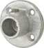 Kee 61-5 3/4" Pipe, Medium Flange, Malleable Iron Flange Pipe Rail Fitting