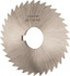 MSC OMSLE10937 Slitting & Slotting Saw: 4" Dia, 7/64" Thick, 1" Arbor Hole, 36 Teeth, High Speed Steel