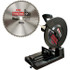 M.K. MORSE 5504930/1946462 Wet & Dry Cut Saw Blade: 14" Dia, 1" Arbor Hole, 0.095" Kerf Width, 66 Teeth