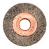 Weiler 16461 Wheel Brush: 1" Wheel Dia, Crimped