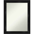 UNIEK INC. Amanti Art A42705545694  Narrow Non-Beveled Rectangle Framed Bathroom Wall Mirror, 28in x 22in, Grand Black