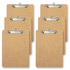 Jot down notes, get signatures and keep papers neat using Office Depot Brand Wood Clipboards. The sturdy wooden construction offers a smooth writing surface.  Made from high-quality hardboard thats smooth on both sides.  Low-profile metal clip offers a firm hold.  Holds standard letter-size documents.  Eco-conscious choice - has one or more meaningful eco-attributes or eco-labels.  Contains Recycled Content - See Specs for Details.