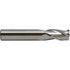 M.A. Ford. 11611810A Square End Mill:  0.1181" Dia, 0.4724" LOC, 0.1181" Shank Dia, 3 Flutes, Solid Carbide