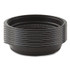 ANCHOR PACKAGING 4608532 MicroRaves Incredi-Bowl Base, 32 oz, 8.5" Diameter x 1.92" h, Black, Plastic, 150/Carton