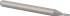 Accupro 12276814 Square End Mill: 0.037" Dia, 0.111" LOC, 4 Flutes, Solid Carbide