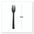 ECO-PRODUCTS,INC. EP-S112 100% Recycled Content Cutlery, Fork, Plastic, Black, 50/Pack, 20 Packs/Carton