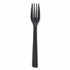 ECO-PRODUCTS,INC. EP-S112 100% Recycled Content Cutlery, Fork, Plastic, Black, 50/Pack, 20 Packs/Carton