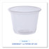 BOARDWALK PRTN1TS Souffle/Portion Cups, 1 oz, Plastic, Clear, 125/Sleeves, 20 Sleeves/Carton