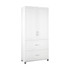 AMERIWOOD INDUSTRIES, INC. Ameriwood Home 7364401PCOM  SystemBuild Kendall Storage Cabinet, 2 Drawers, 3 Shelves, White