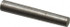 Value Collection 34841X Size 4, 0.2188" Small End Diam, 0.25" Large End Diam, Uncoated Steel Taper Pin