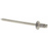 Value Collection 34170 Open End Blind Rivet: Size 41, Dome Head, Aluminum Body, Aluminum Mandrel