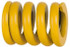 Associated Spring Raymond 206-548 Die Spring: 12" Free Length, Yellow