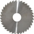 RobbJack C40-0781-32-36 Slitting & Slotting Saw: 4" Dia, 0.0781" Thick, 1" Arbor Hole, 36 Teeth, Solid Carbide