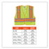 TENACIOUS HOLDINGS, INC. ergodyne® 24000 GloWear 8245PSV Class 2 Public Safety Vest, Polyester, 6X-Large/7X-Large, Lime