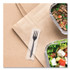 DART SOLO® RSK10004 Reliance Mediumweight Cutlery, Fork, Plastic, Black, 1,000/Carton