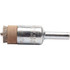 Weiler 10058 End Brushes: 1/2" Dia, Stainless Steel, Crimped Wire