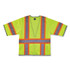 TENACIOUS HOLDINGS, INC. ergodyne® 24167 GloWear 8346Z Class 3 Two-Tone Hi-Vis Surveyor Zipper Vest, 2X-Large/3X-Large, Lime