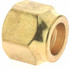 CerroBrass P-NS4-10 Brass Flared Tube Refrigeration Nut: 5/8" Tube OD, 45 ° Flared Angle