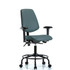 Blue Ridge Ergonomics MSC45871 Task Chair: Vinyl, Colonial Blue