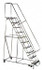 Ballymore SS103214GKF Stainless Steel Rolling Ladder: 10 Step