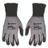 MCR SAFETY N96790S Ninja Nitrile Coating Nylon/Spandex Gloves, Small, Black/Gray, 12 Pairs